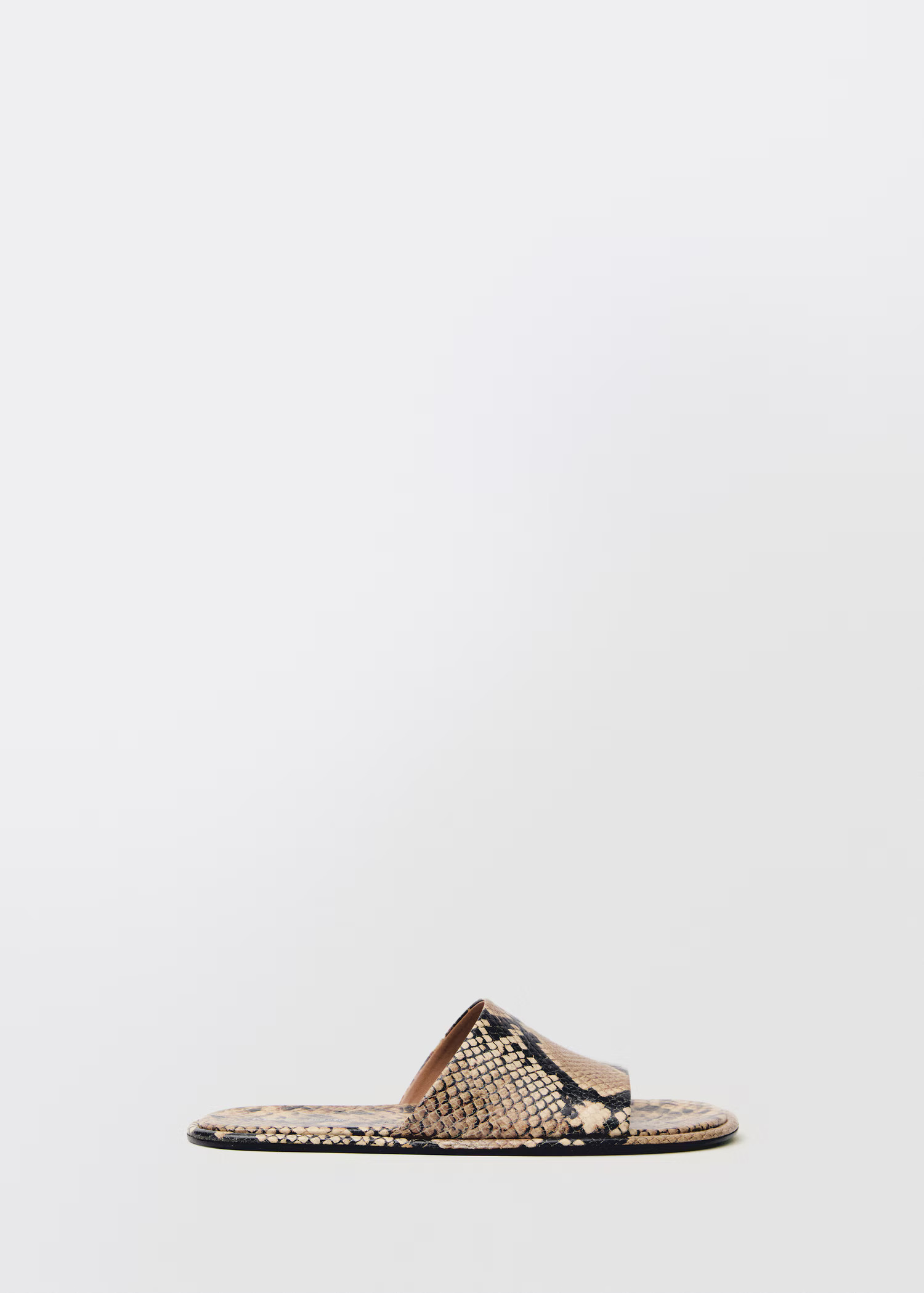 Animal-print leather sandals - Women | MANGO USA | Mango (US/MX/AU)
