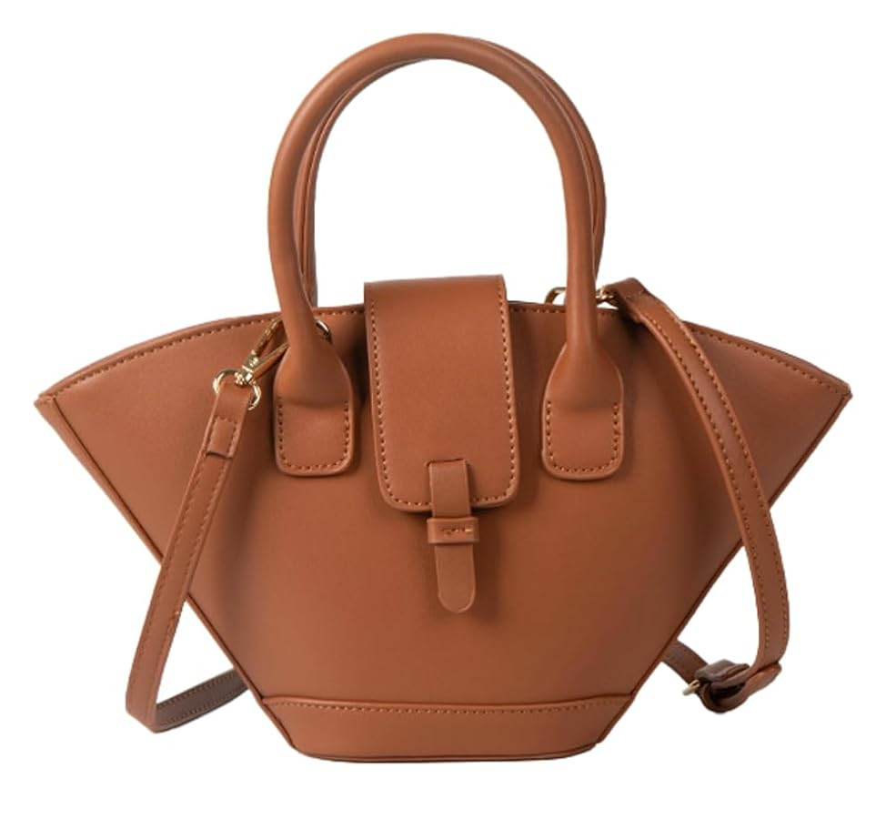 Tote Bag Purse for Women Faux Leather Hobo Bag Small Top Handle Handbag Vintage Shoulder Bag Cros... | Amazon (US)