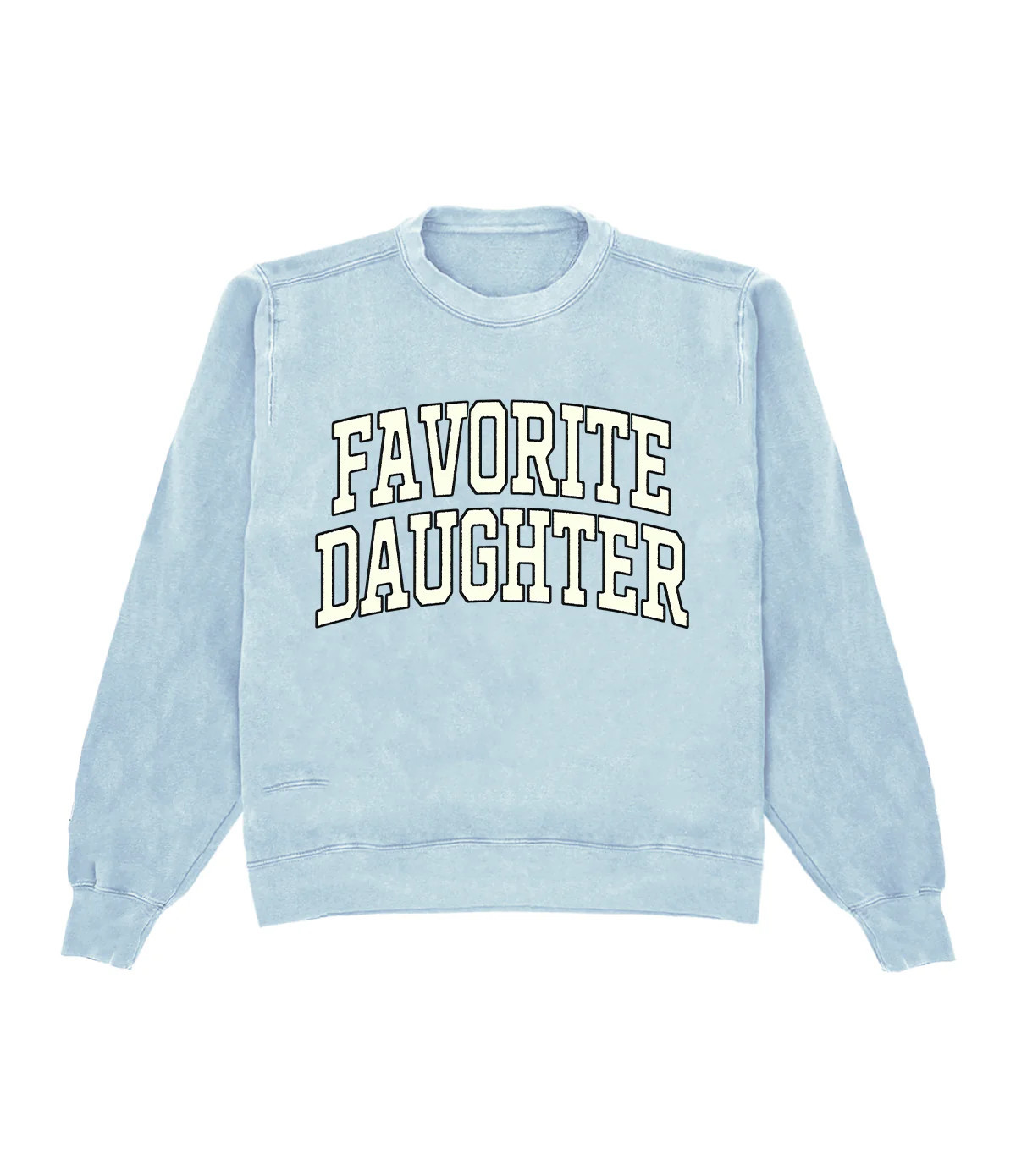 Favorite Daughter Light Blue Crewneck | Shop Kristin Jones