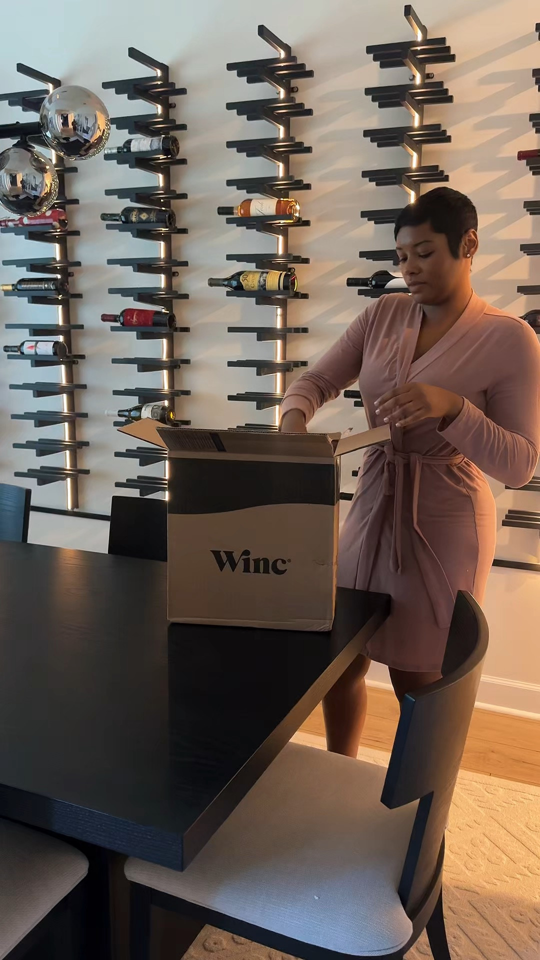 @Winc  sent me 6 bottles of wine and they’re officially making their way onto my wine wall. 🍷 I can’t wait to pop one open with the girls this weekend!

Use code LTK100 to save $25 off of your first 4 subscription orders!
