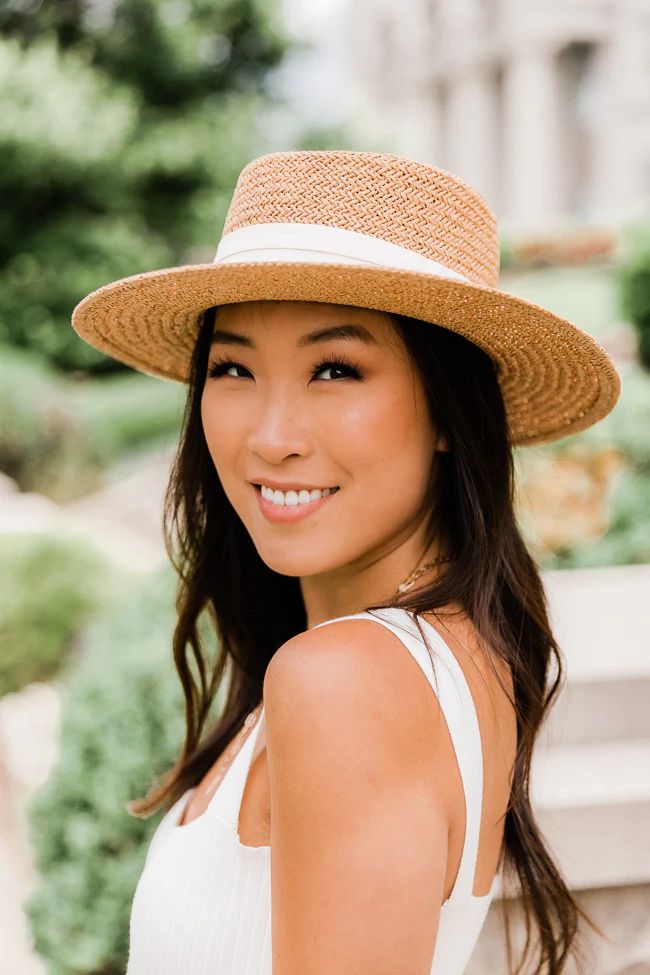 Bring On The Sunshine Fedora Ivory | The Pink Lily Boutique