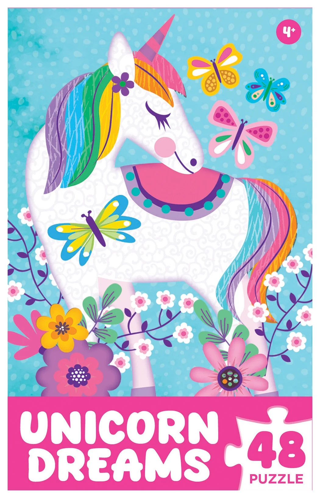 Unicorn Dreams 48 Pieces Interlocking Jigsaw Puzzle for Kids | Walmart (US)