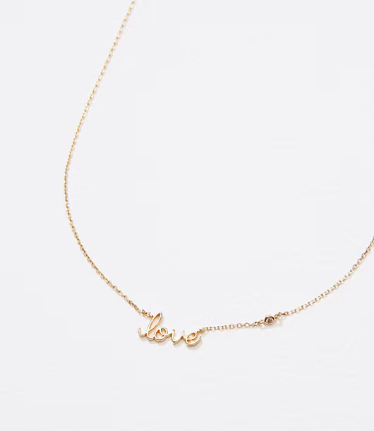 LOFT Love Letter Necklace | LOFT
