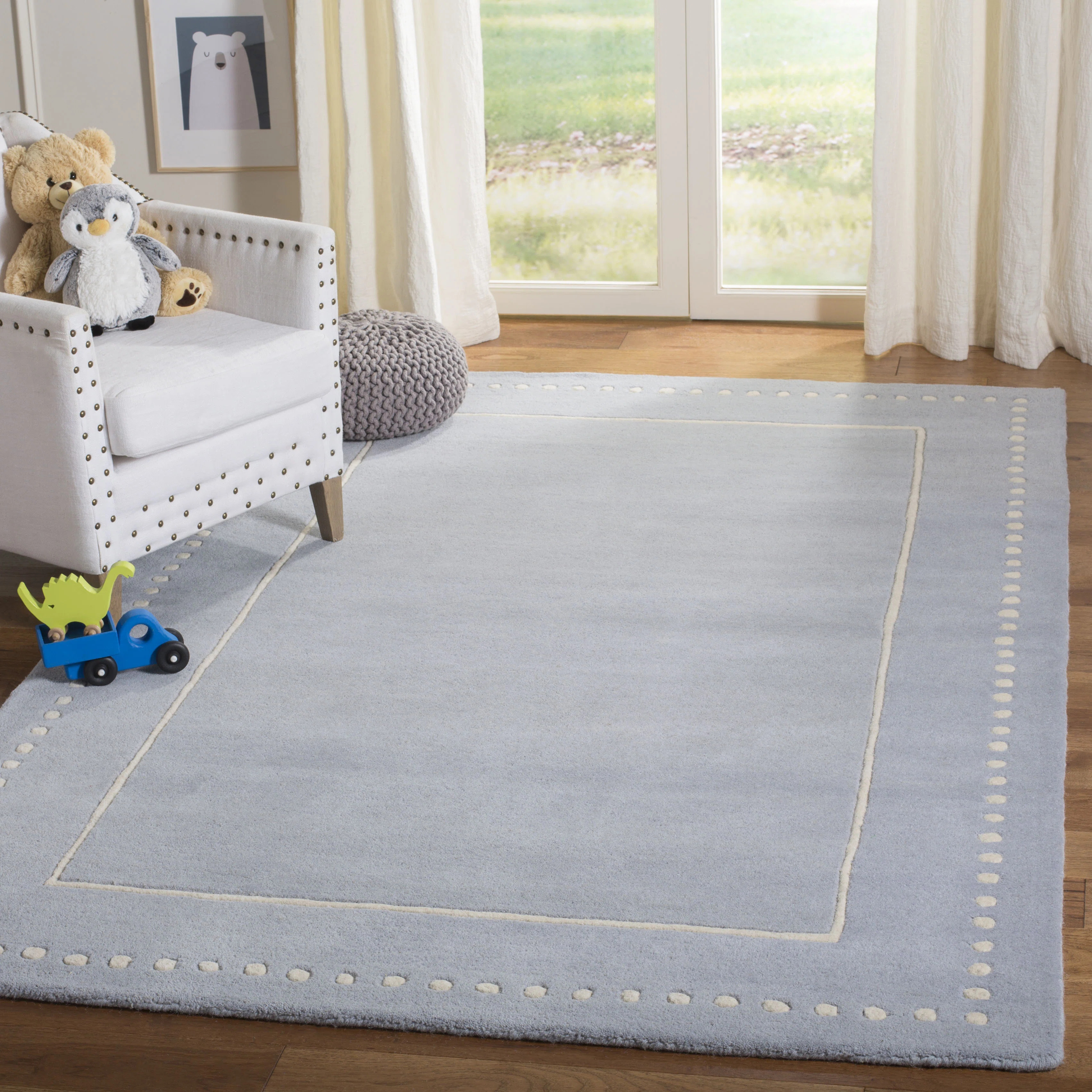 Cruz Hand Tufted Wool Solid Color Rug | Wayfair North America