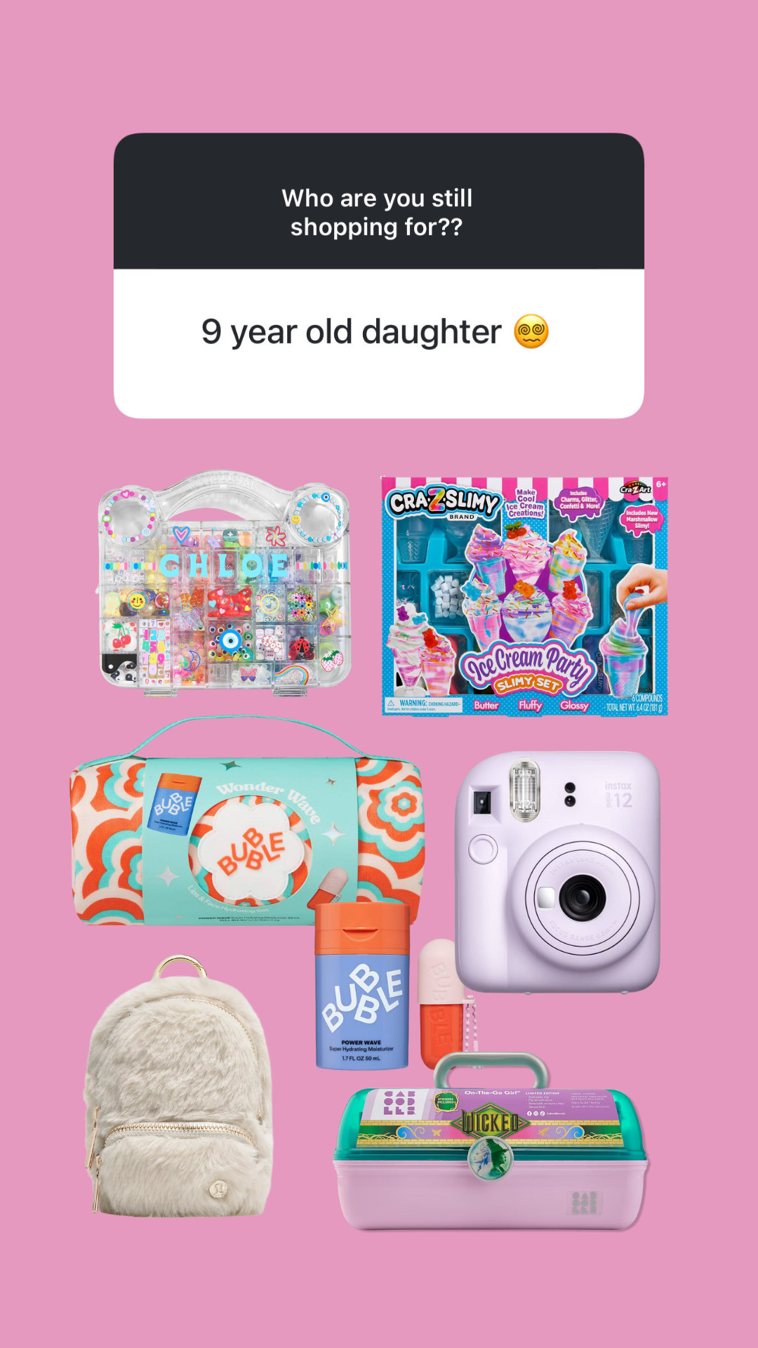 Gift ideas for a 9 year old girl! 

 #LTKGiftGuide #LTKHoliday #LTKKids