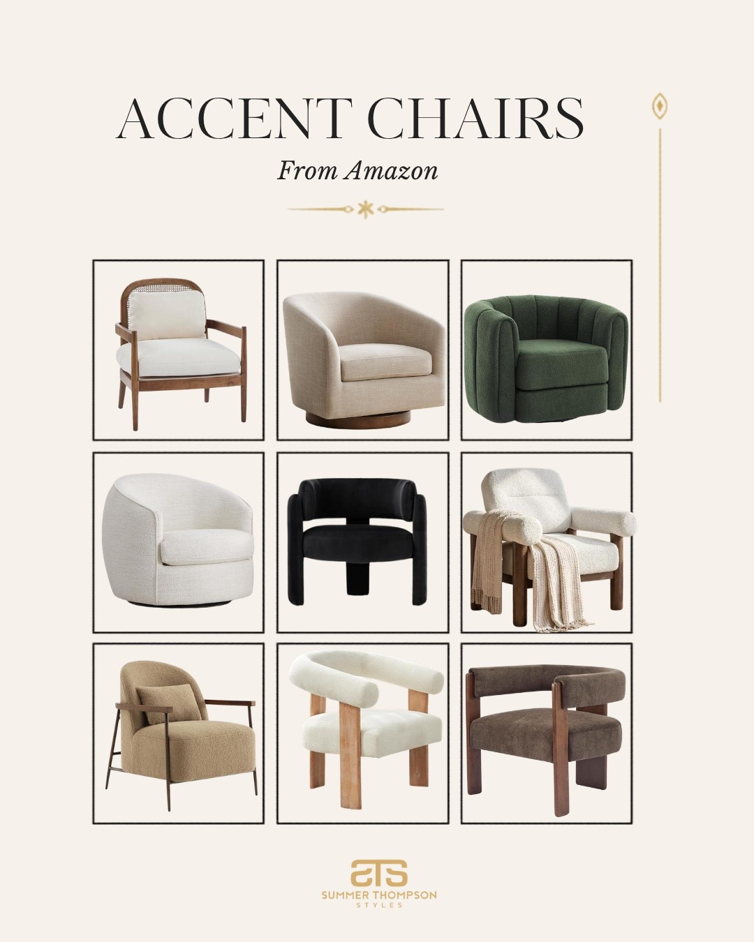 I rounded up the most gorgeous accent chairs on Amazon that look like they came straight from a designer boutique. All affordable with fast shipping!

#amazonhome #accentchair #homedecor #affordablehome

#LTKHome #LTKU #LTKdayinmylife