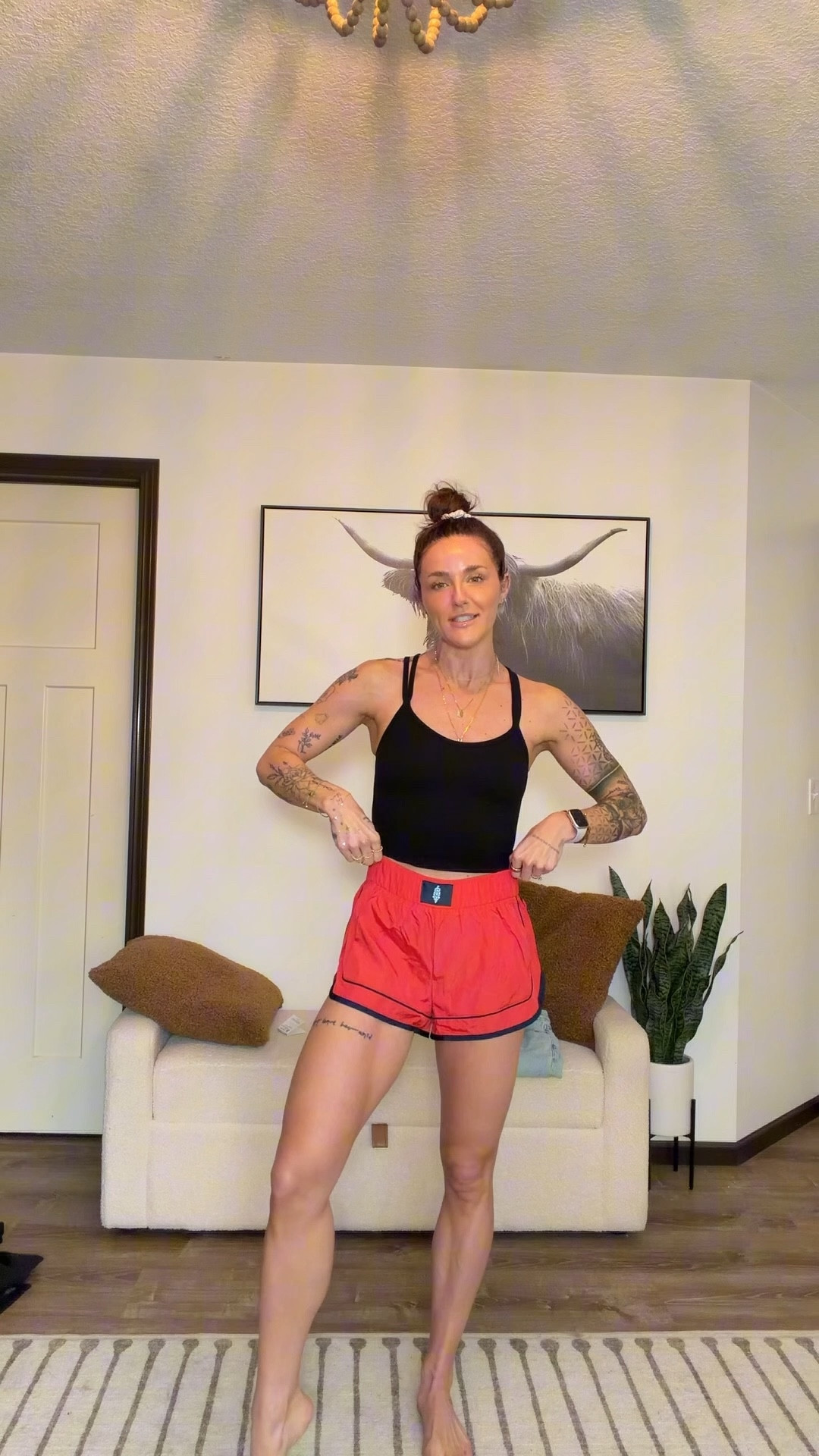 Set: small tts
Never better shorts: small tts 
Varsity shorts: small tts 
Stripe layer: small (oversized fit) 
All clear cami: XS/S (snug fit) 
Go to bra: XS/S tts 
Break a sweat cami: XS/S (snug fit) 


 #FPMovementPartner  @fpmovement

#LTKgrwm #LTKootd #LTKmomlife