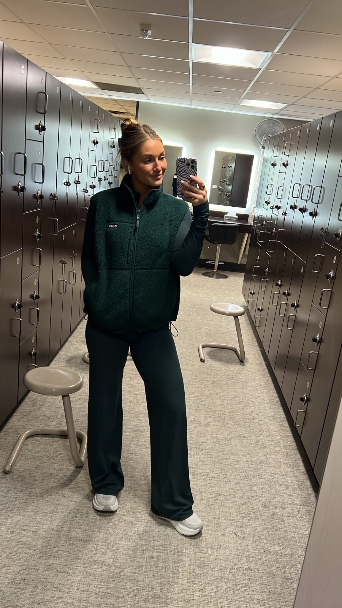 Size large vest and zip up, size medium bra and size small bottoms  

Oner active is my go to these days for cozy winter wear! 

#LTKHoliday #LTKGiftGuide #LTKActive