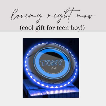 Loving this teen gift! 
Glow in dark flying disc 
Teen gifts 

#LTKSeasonal #LTKGiftGuide