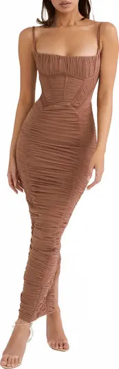 HOUSE OF CB Corset Ruched Dress | Nordstrom | Nordstrom