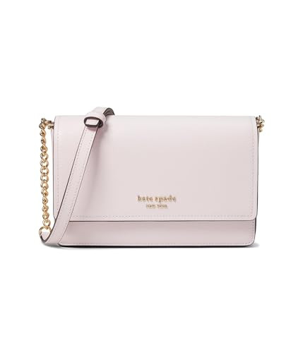 Kate Spade New York Morgan Saffiano Leather Flap Chain Wallet, Shimmer Pink | Amazon (US)