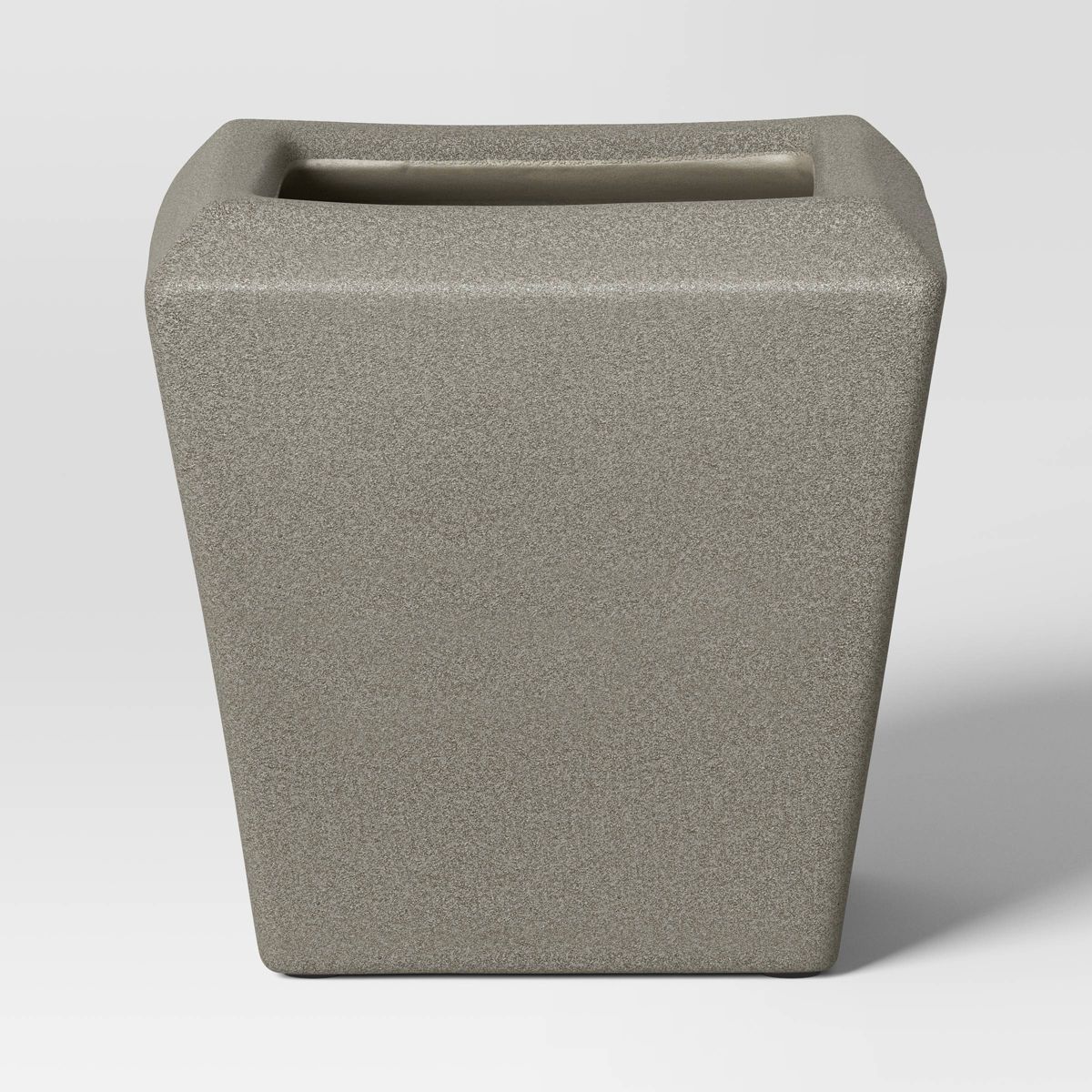 Square Ceramic Indoor Outdoor Planter Pot Charcoal Gray - Threshold™ designed with Studio McGee | Target