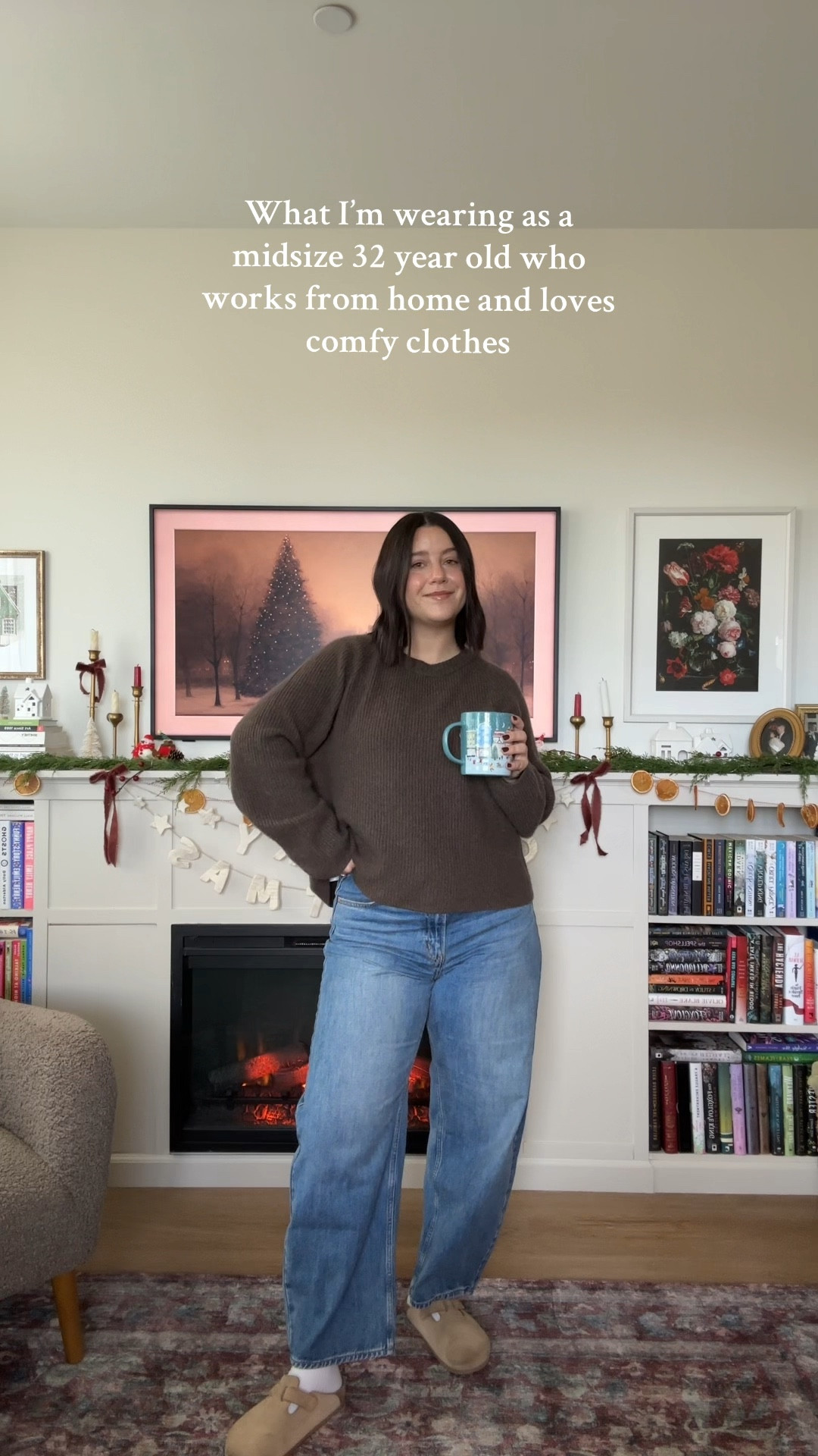 can’t stop wearing barrel jeans 

OOTD cozy outfit 

#LTKMidsize #LTKSeasonal