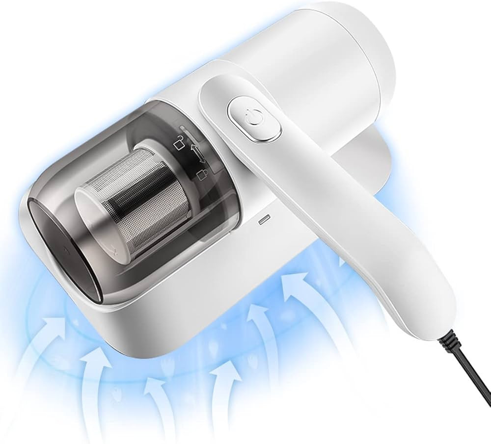 Bed Vacuum Cleaner, 12KPa Handheld Deep Mattress Cleaner high-Frequency Double Beat UV Mattress V... | Amazon (US)