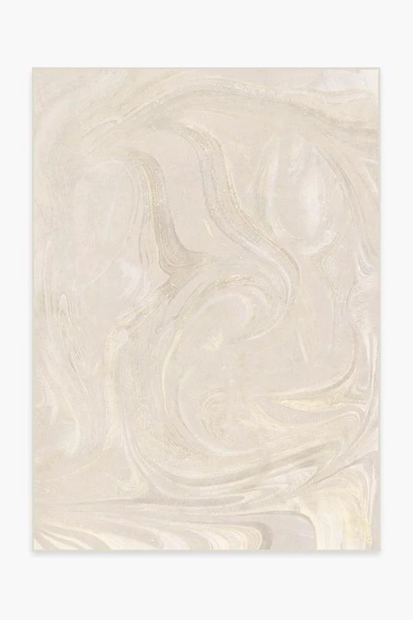 Marble Golden Ivory Rug | Ruggable