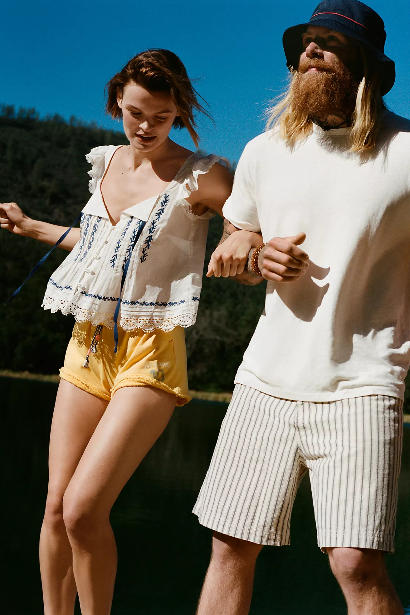 Maeve Flutter-Sleeve Pintuck Top | Anthropologie (US)