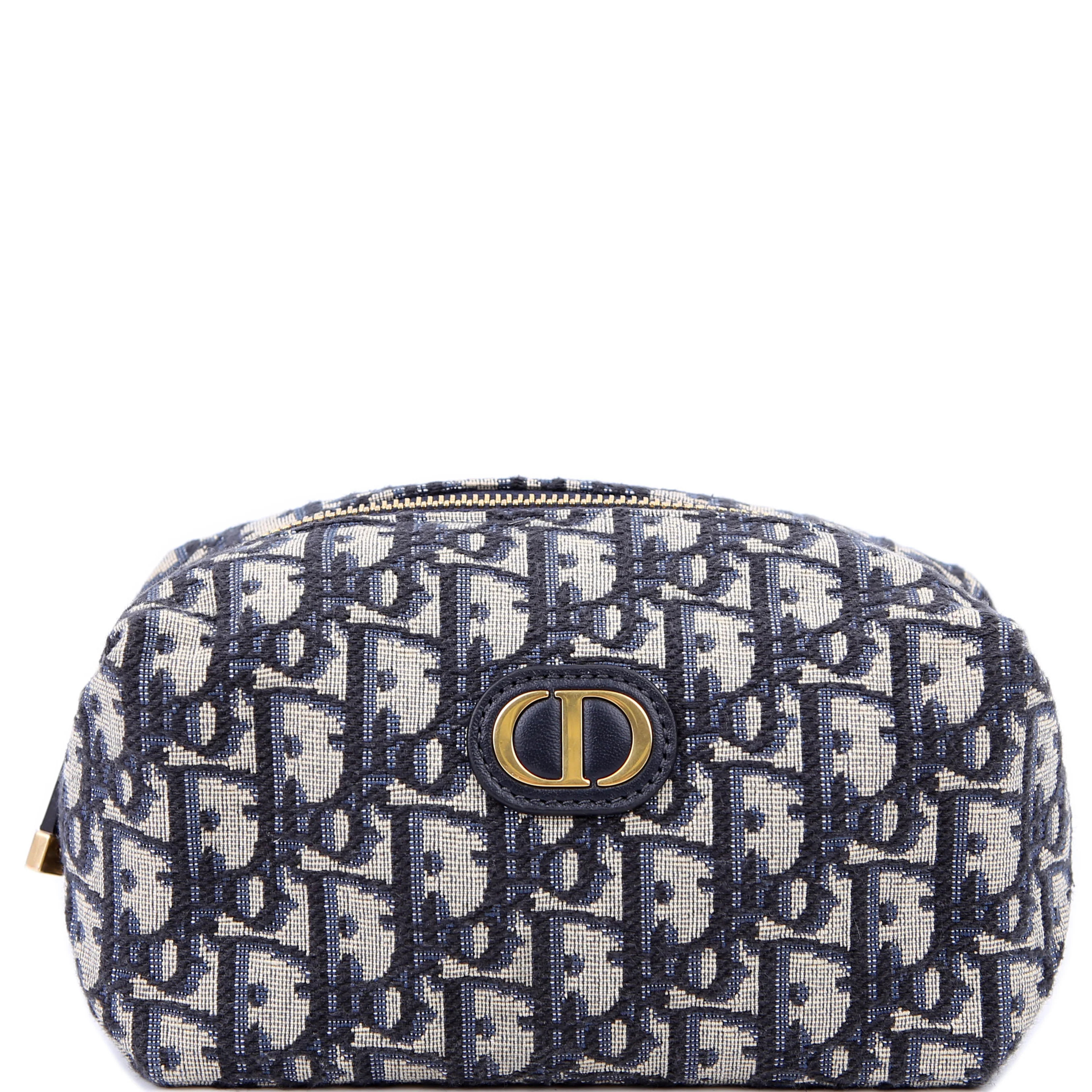 30 Montaigne Venus Pouch Oblique Navy | Keeks Designer Handbags