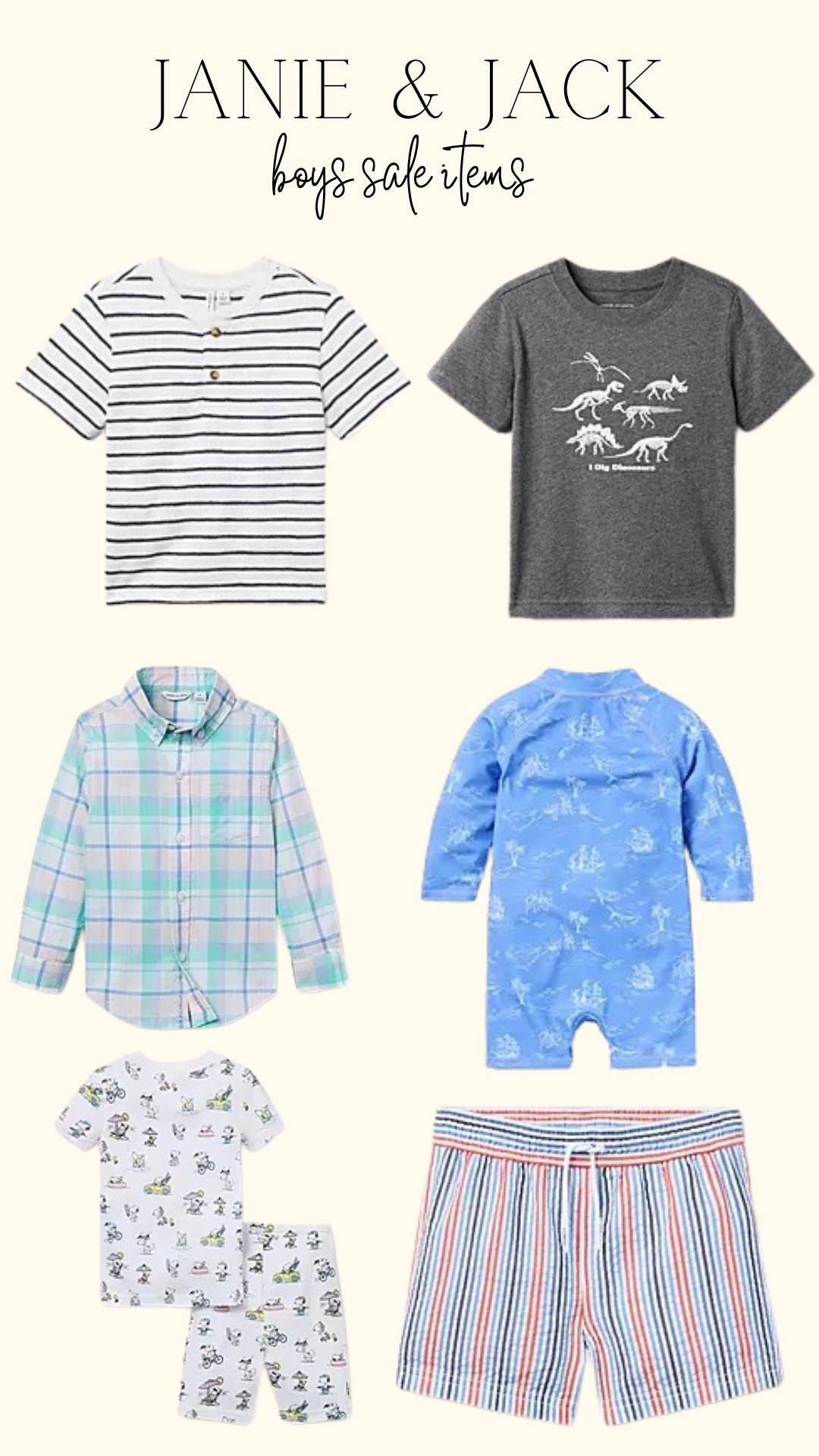 Great sale items for boys from Janie & Jack! 

#LTKBaby #LTKSaleAlert #LTKKids