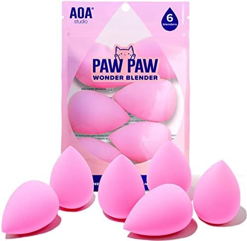 AOA Studio Collection Makeup Sponge Set Makeup Blender Latex Free and High-definition Set of 6 Ma... | Amazon (US)