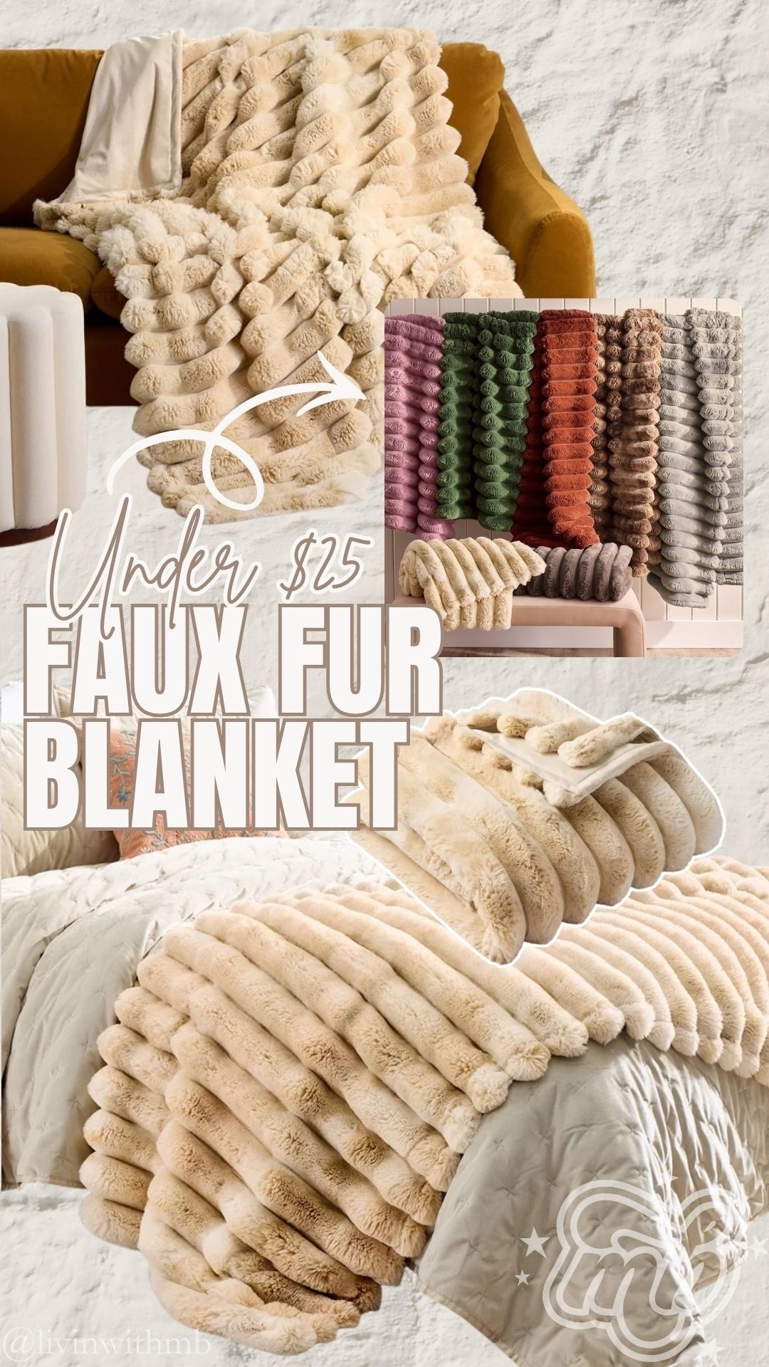 Beautiful faux fur blanket under $25 at Walmart! 🙌🏼

#LTKHome #LTKSeasonal #LTKSaleAlert