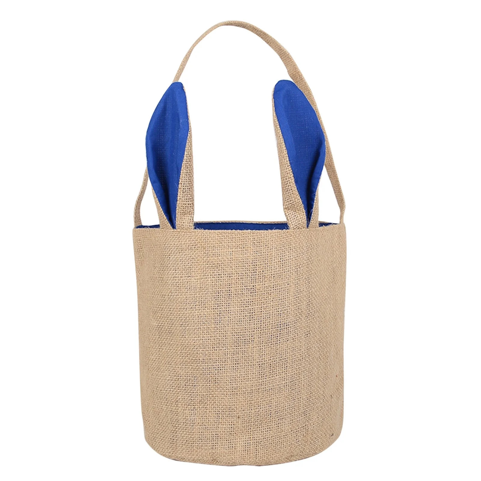 Dengmore Easter Eggs Baskets for Kids Jute Burlap Bunny Ear Basket Egg Bags Rabbit Easter Party D... | Walmart (US)