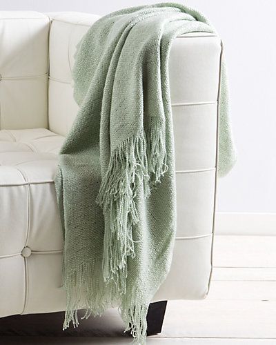 Woven Sage Throw | Gilt