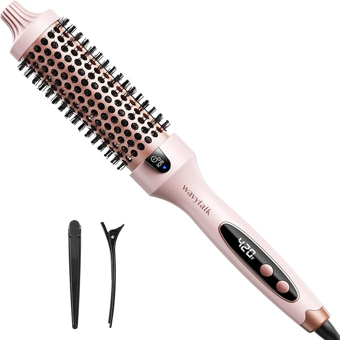 Wavytalk Thermal Brush, 1.5 inch Heated Round Brush for Blowout Look, Dual Voltage, Pink, Sakura,... | Amazon (US)