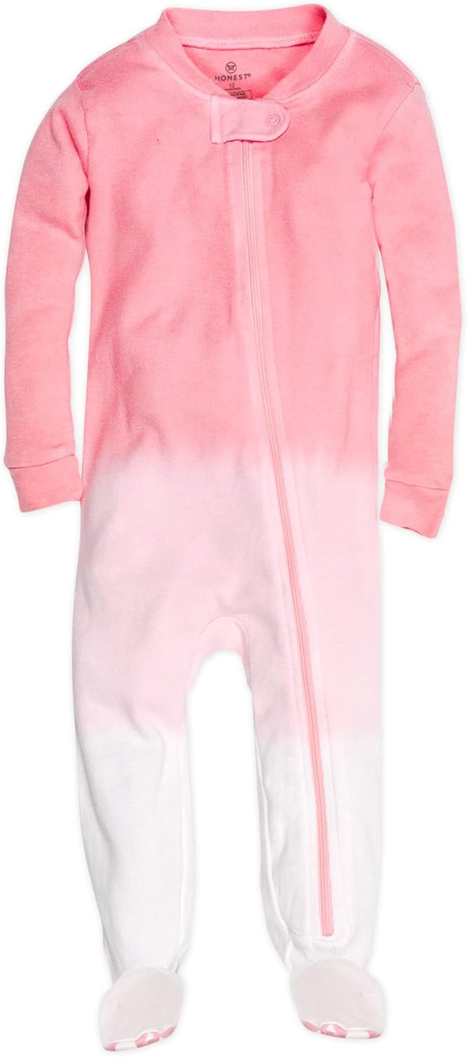 HonestBaby Organic Cotton Snug-Fit Footed Pajamas | Amazon (US)