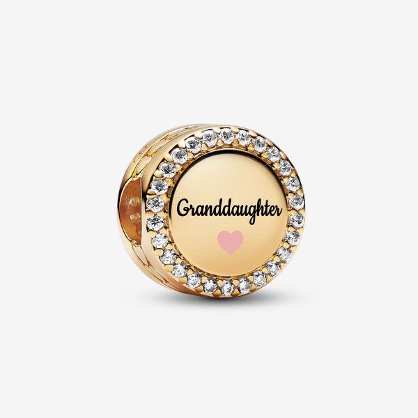 Pandora Engravable Granddaughter Charm | Pandora US