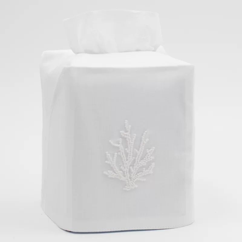 Anabel Coral Knot Embroidered Tissue Box CoverSee More by Highland Dunes Rated 0 out of 5 stars.0... | Wayfair North America