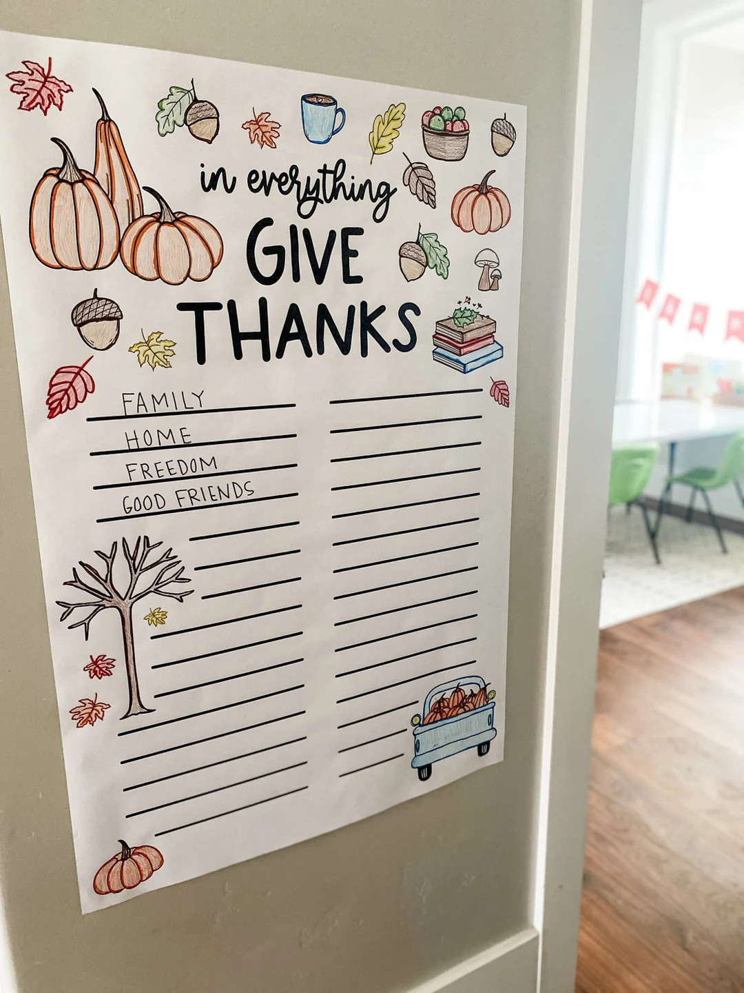 Thankful/gratitude Tree List 4 Pack With 2 Styles, Give Thanks, Thanksgiving Activity, Engineer P... | Etsy (US)