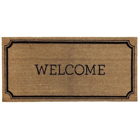 Welcome Estate Doormat (1'10"x3'11") - Threshold™ | Target