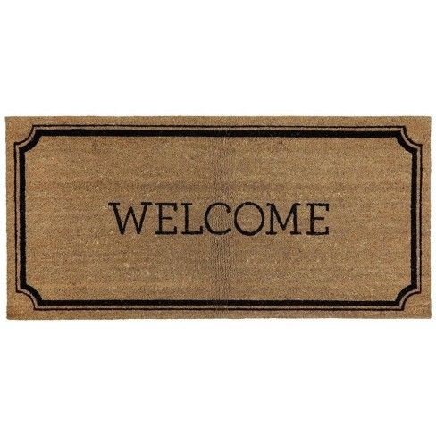 Welcome Estate Doormat (1'10"x3'11") - Threshold™ | Target