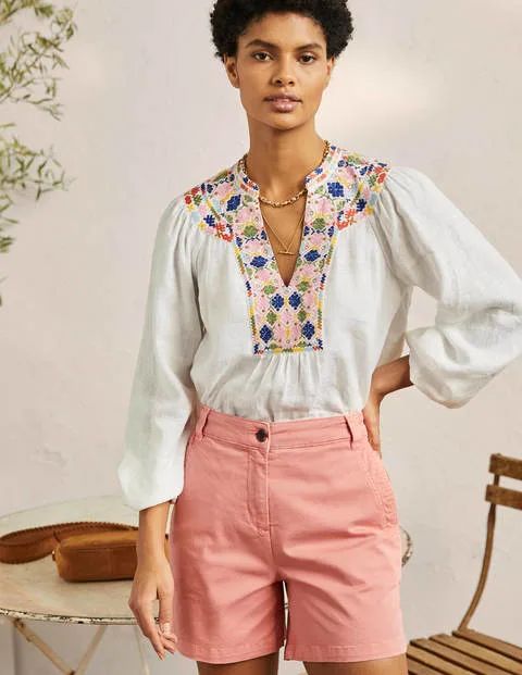 Classic Chino Shorts - Mauve Flower Pink | Boden US | Boden (US)