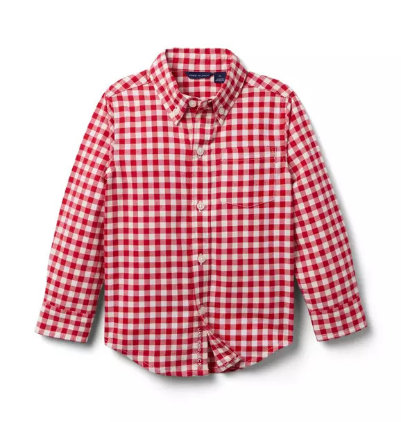 Houndstooth Flannel Shirt | Janie and Jack