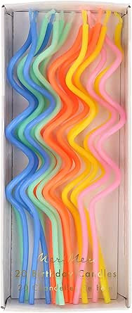 Meri Meri Mixed Swirly Candles (Pack of 20) | Amazon (US)