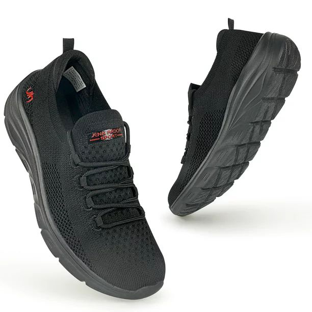 JENN ARDOR Women's Running Shoes Sports Breathable Sneakers Athletic Sneakers Black Size 6.5 - Wa... | Walmart (US)