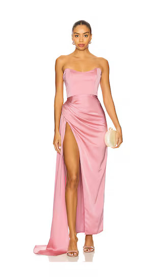 Bita Gown in Rose Quartz | Revolve Clothing (Global)