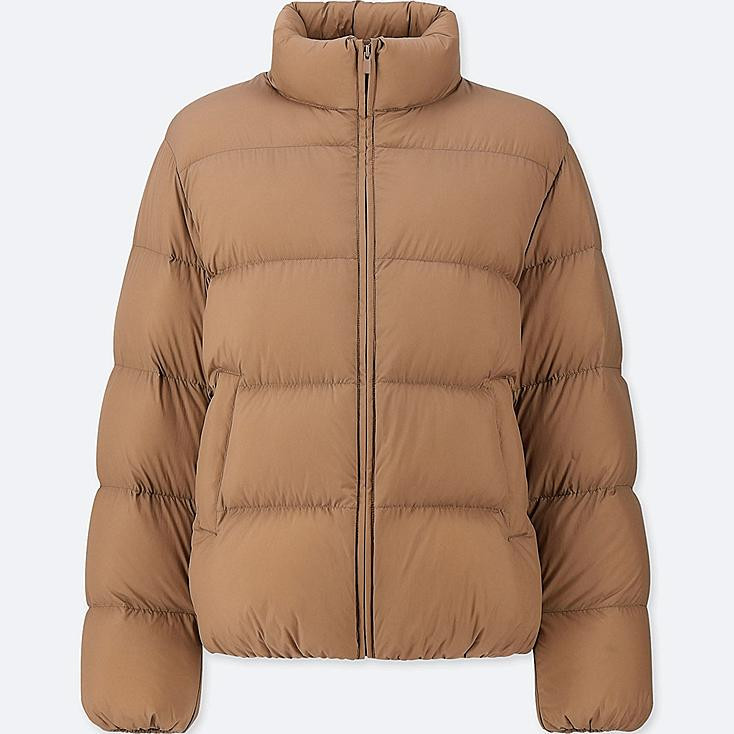 UNIQLO Women's Ultra Light Down Puffer Volume Jacket, Beige, L | UNIQLO (US)