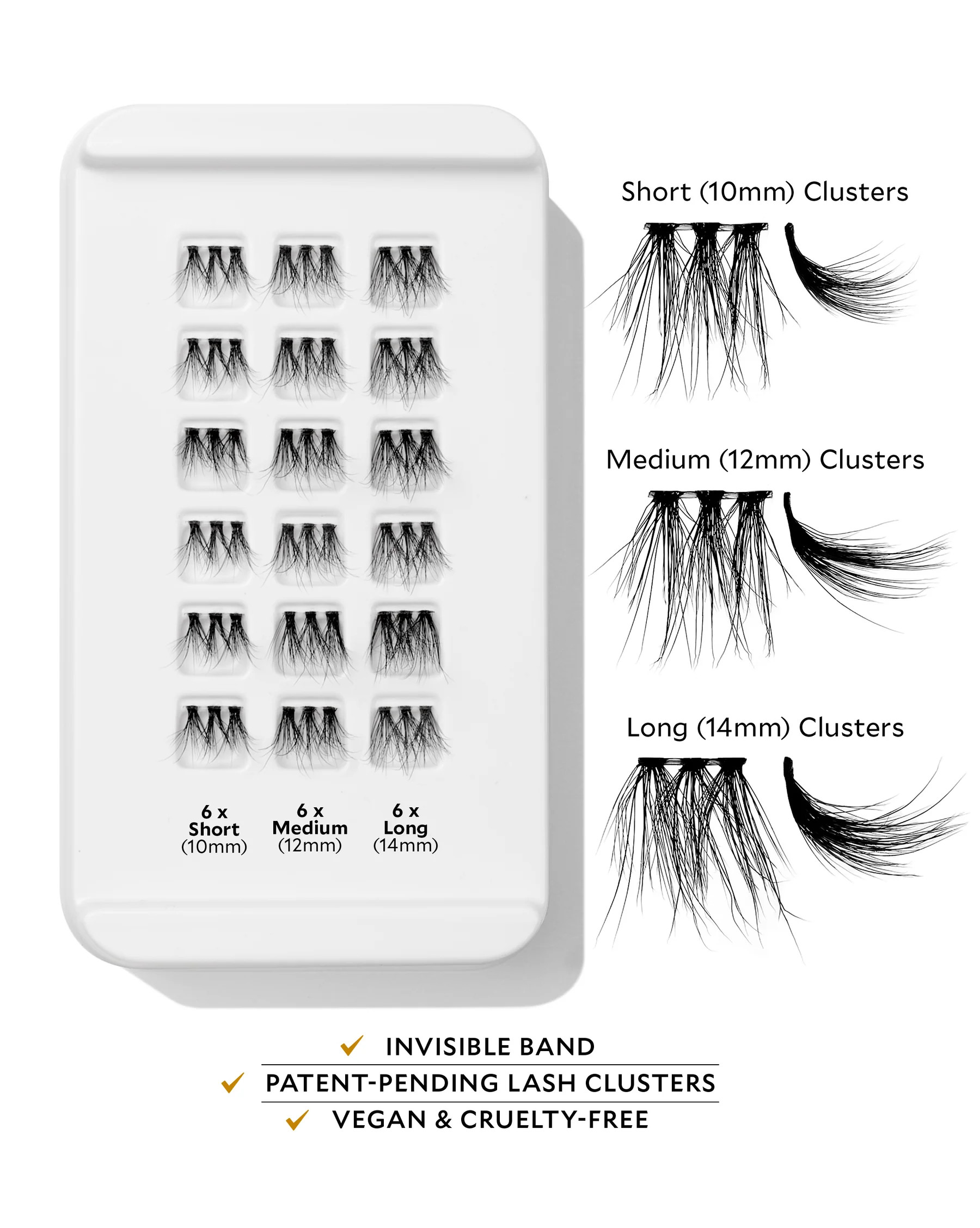 Hybrid Velour-Xtensions™ Lash Clusters | Velour Beauty