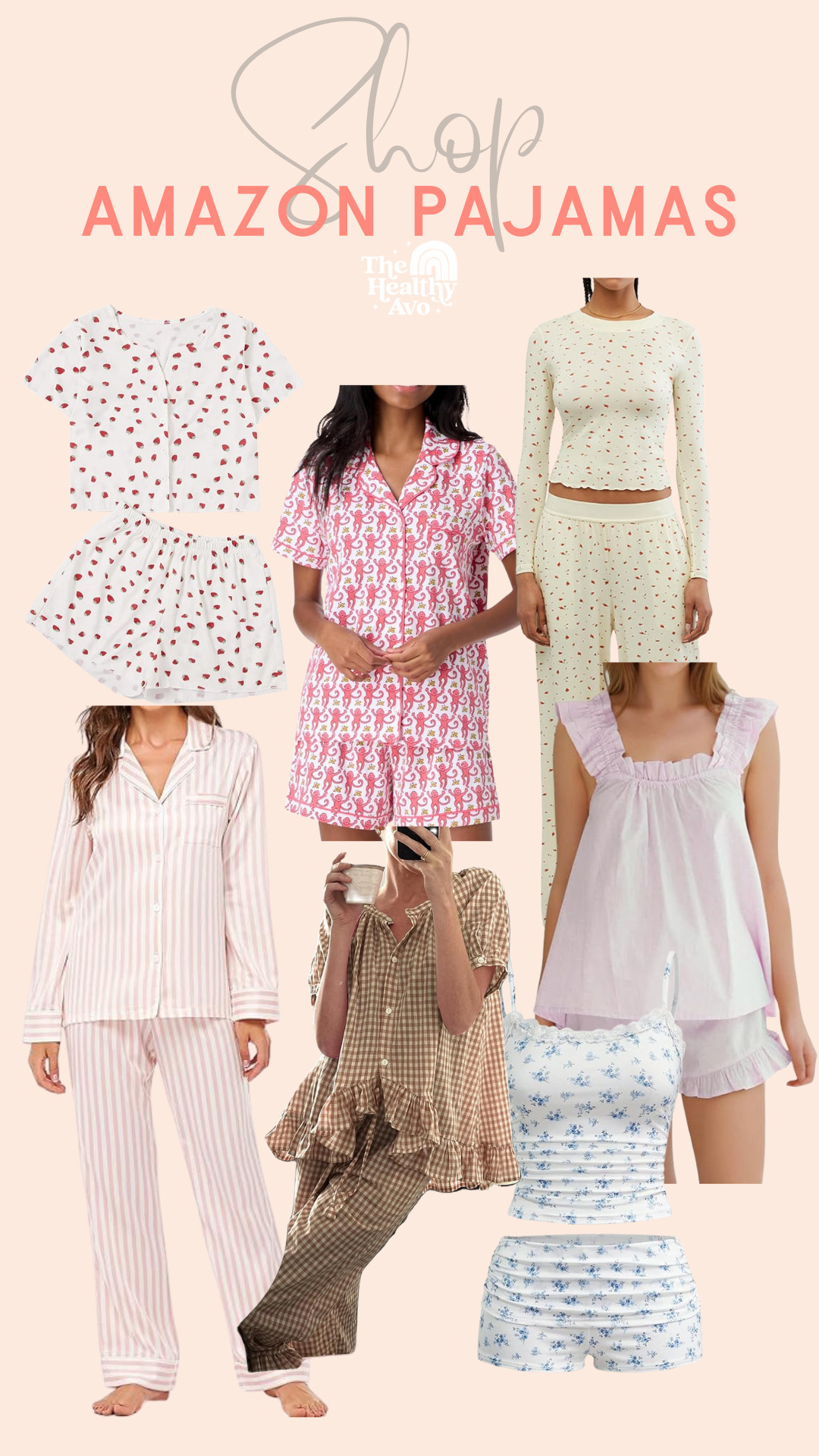  Amazon pajamas too cute not to share✨Ruffles, florals and soft cotton sets perfect for spring mornings, slow nights and everything in between. Linking the prettiest sleepwear finds for cozy girls who still love to feel put together.

 

#LTKBeauty #LTKFindsUnder50 #LTKSeasonal