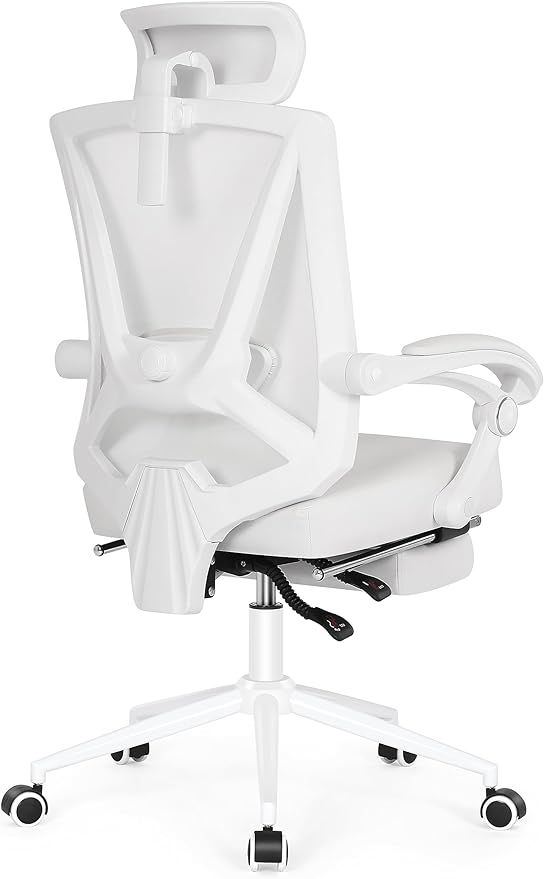 Misolant Ergonomic Office Chair with Footrest, Ergonomic Desk Chair with Adjustable 2D Lumbar Sup... | Amazon (US)