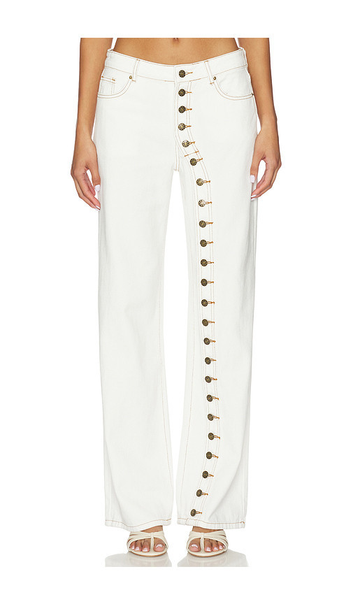 LIONESS Penny Jean in White. Size XXL. Also in S. | Revolve Clothing (Global)