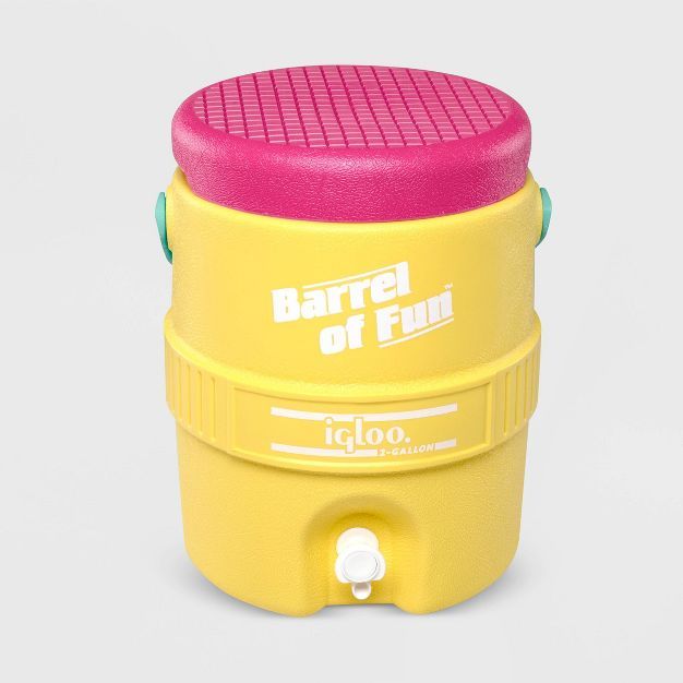 Igloo Barrel of Fun 2 Gallon Portable Beverage Server - Yellow | Target