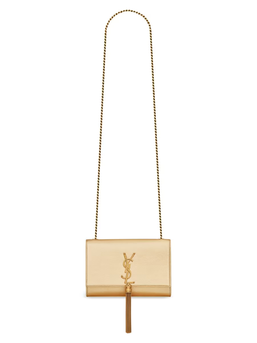 Kate Metallic Leather Shoulder Bag | Saks Fifth Avenue