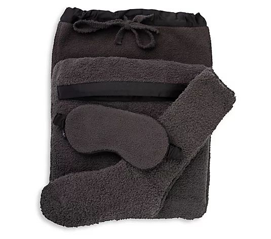 Barefoot Dreams CozyChic Travel Set - QVC.com | QVC