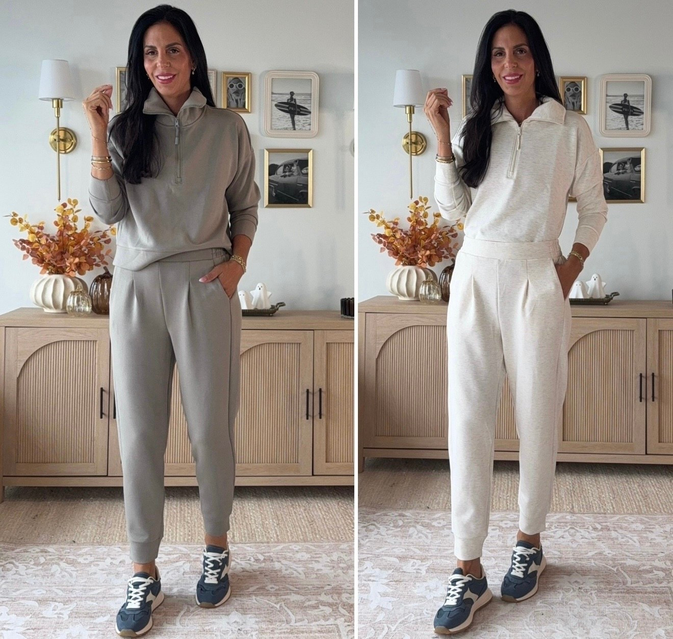 Restocked! 
Walmart Avia set or Varley Set
Now available in 4 colors 
Walmart look for wayyyy less ($36 for the set).  The material is a dream 
Top- medium 
Joggers- small 

#LTKFindsUnder50 #LTKCon #LTKU #LTKOver40