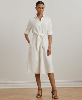 Women's Linen Shirtdress | Macy's