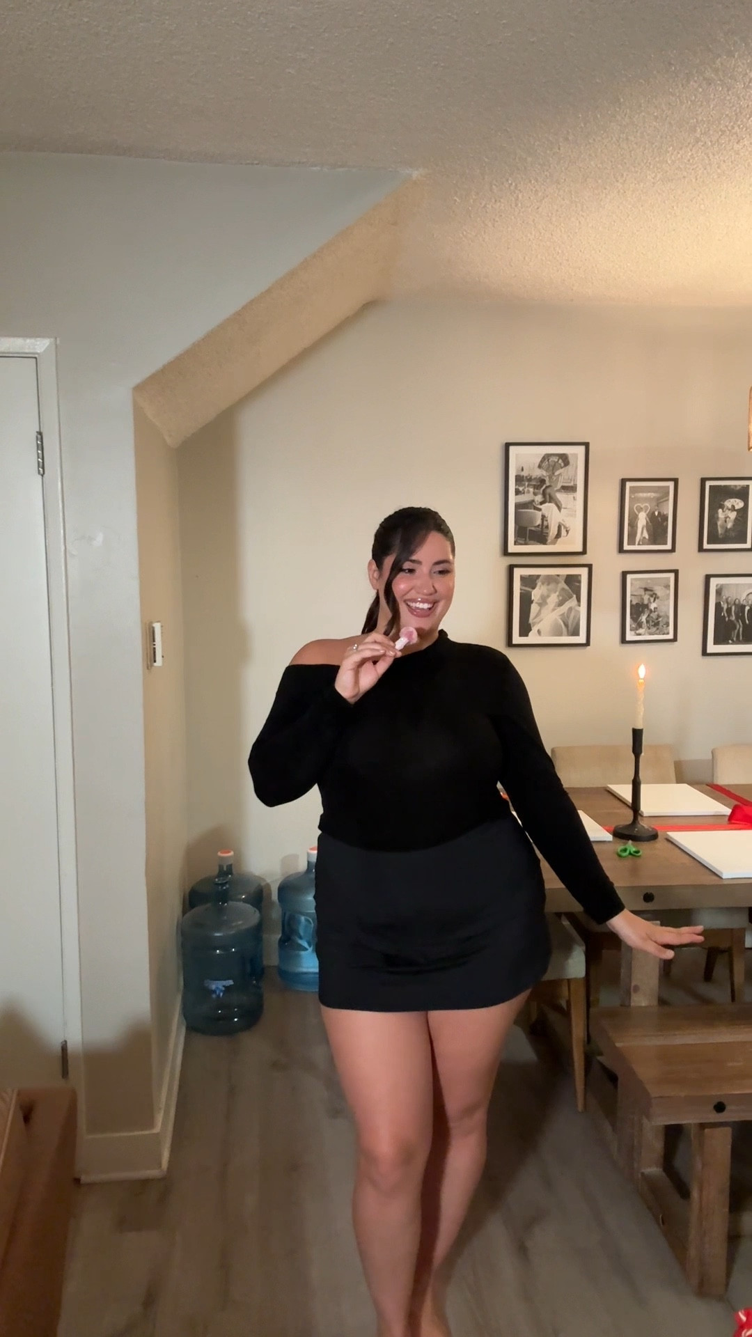 Plus Size Sequin Halter Mini Dress curated on LTK