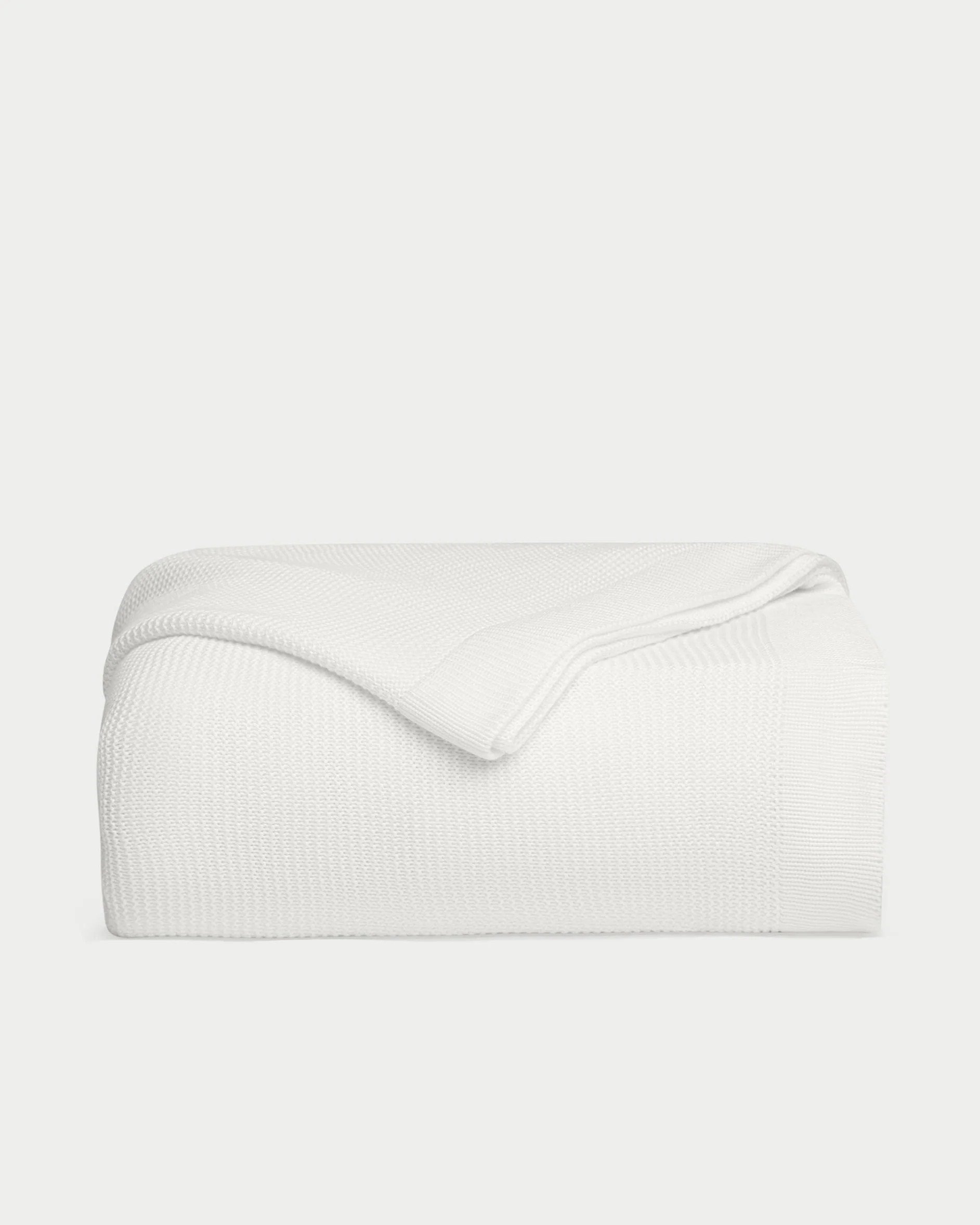 Cloud Knit Blanket in White (Size: Baby) - Cozy Earth | Cozy Earth